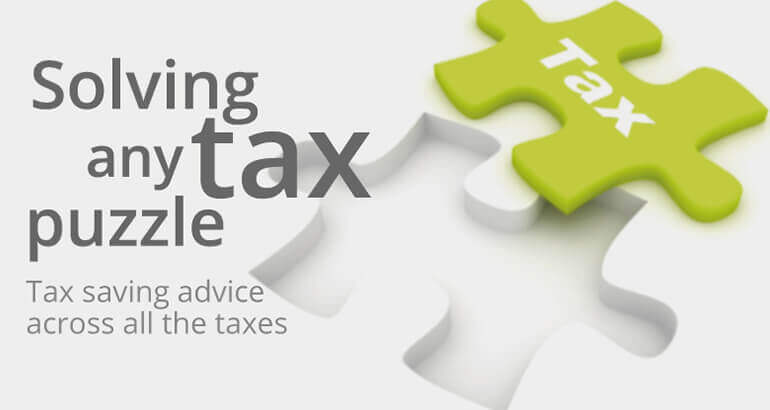 get tax saving advise for all kinds of taxes